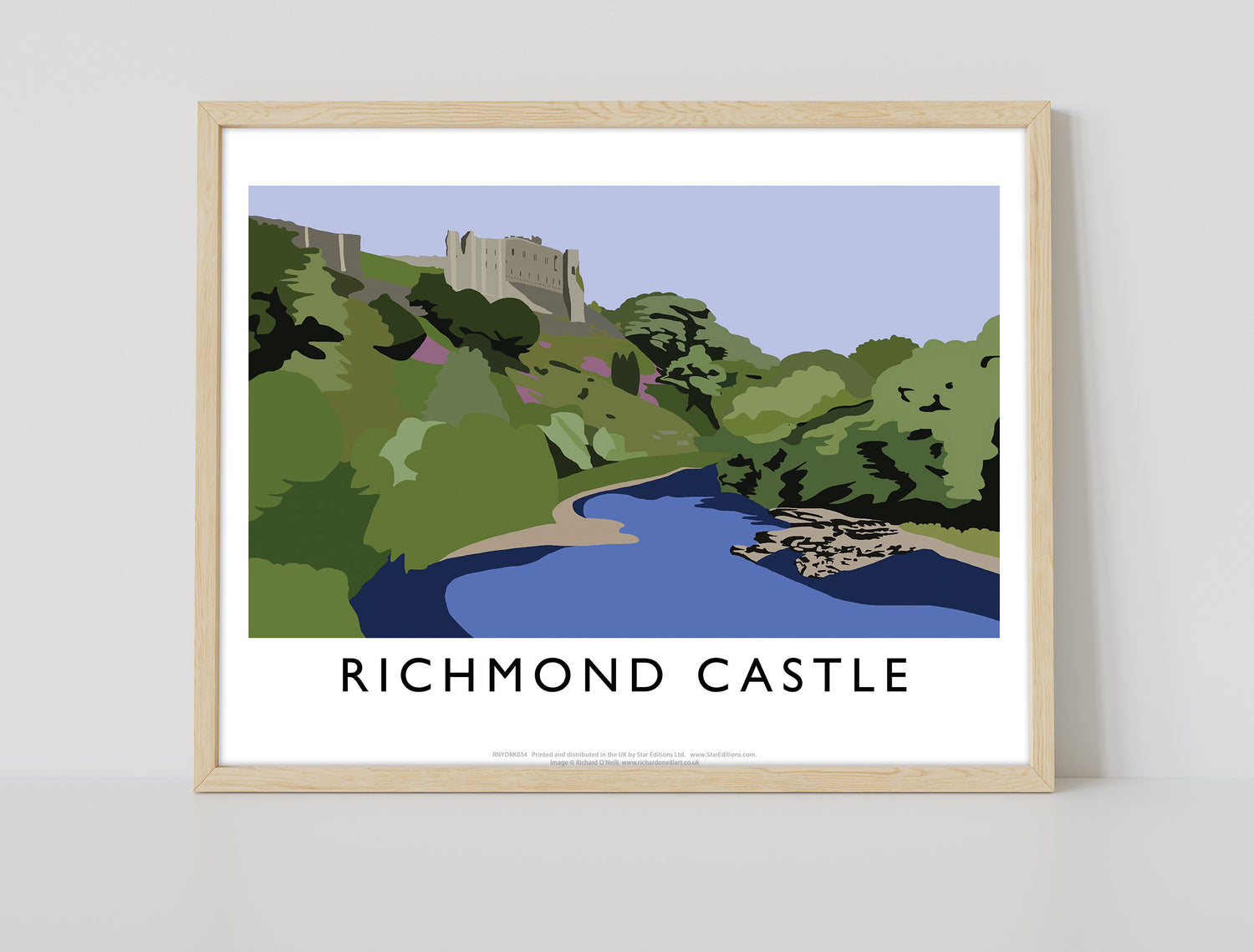 Richmond Castle, Yorkshire - Art Print