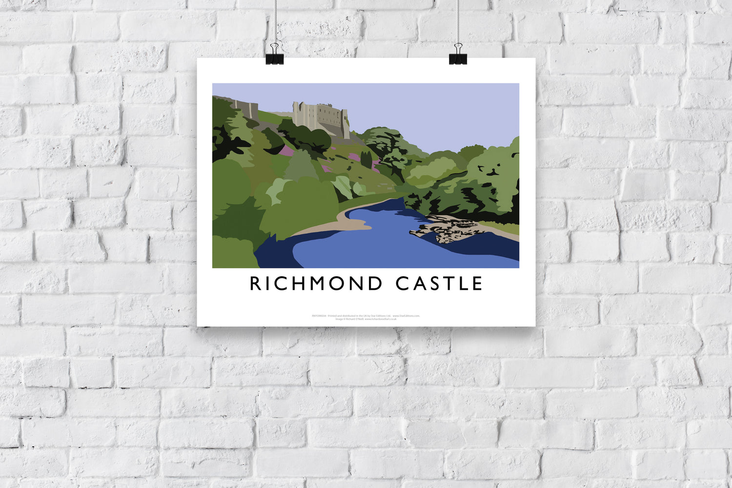 Richmond Castle, Yorkshire - Art Print