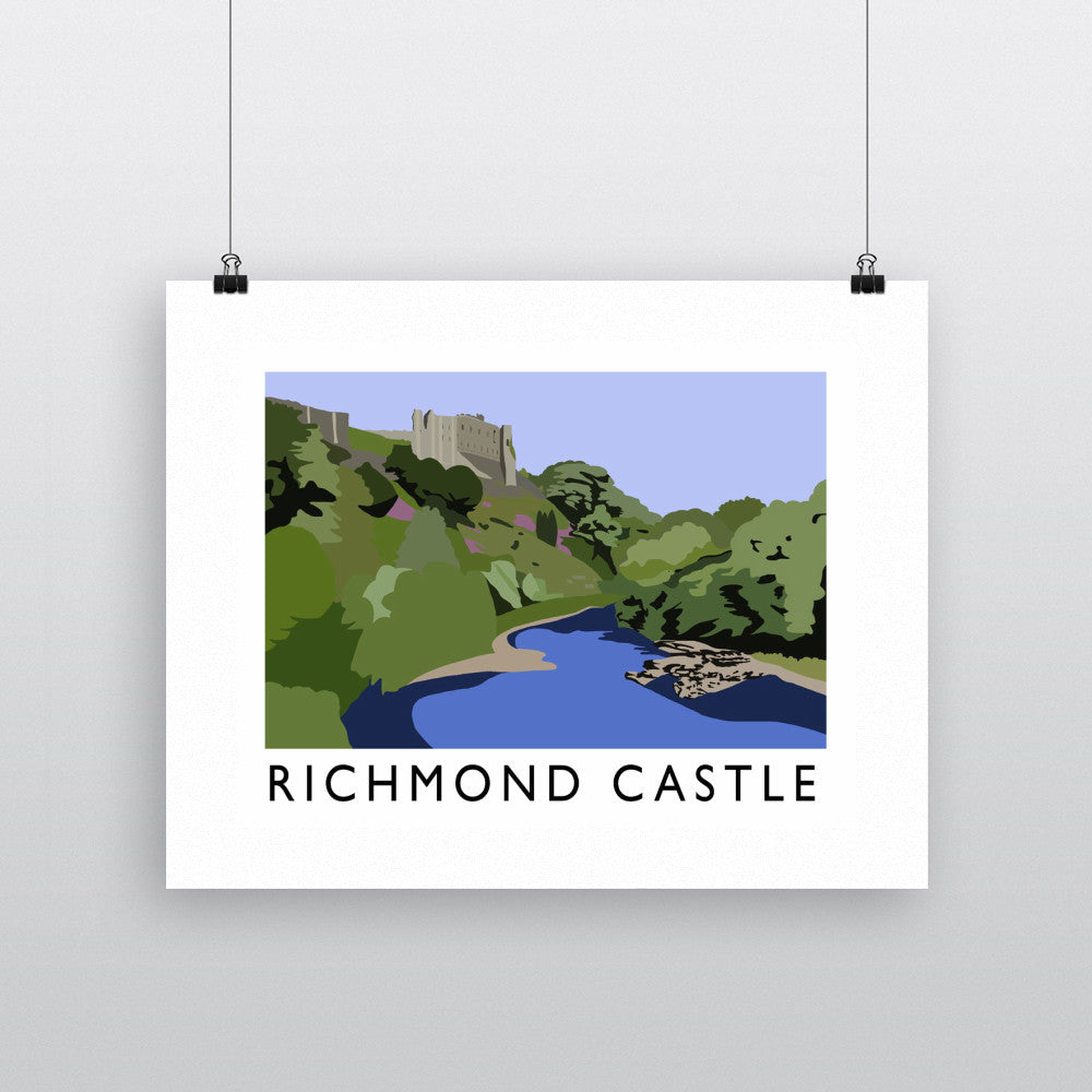 Richmond Castle, Yorkshire - Art Print