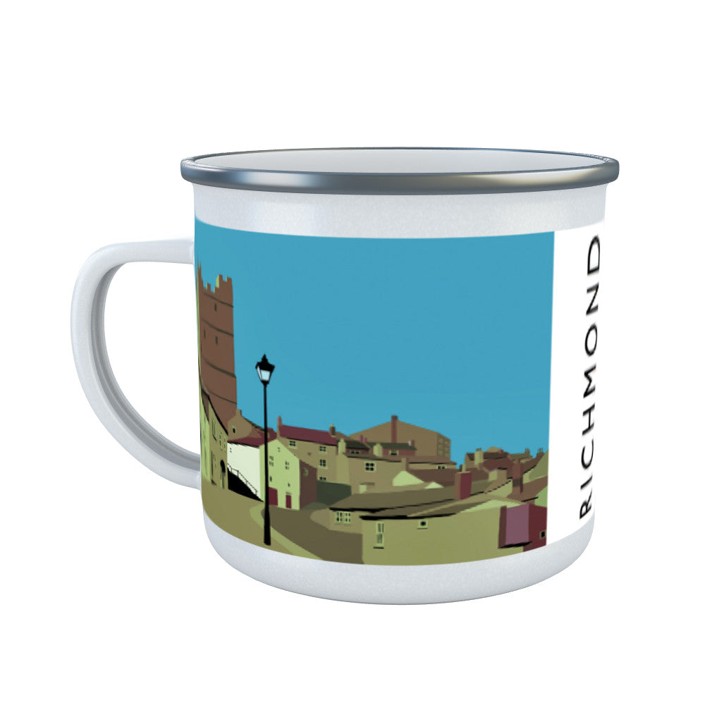 Richmond, Yorkshire Enamel Mug