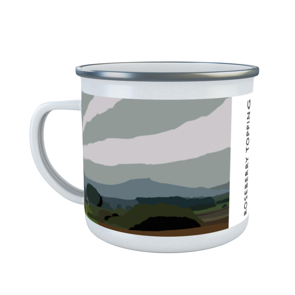 Roseberry Topping, Yorkshire Enamel Mug