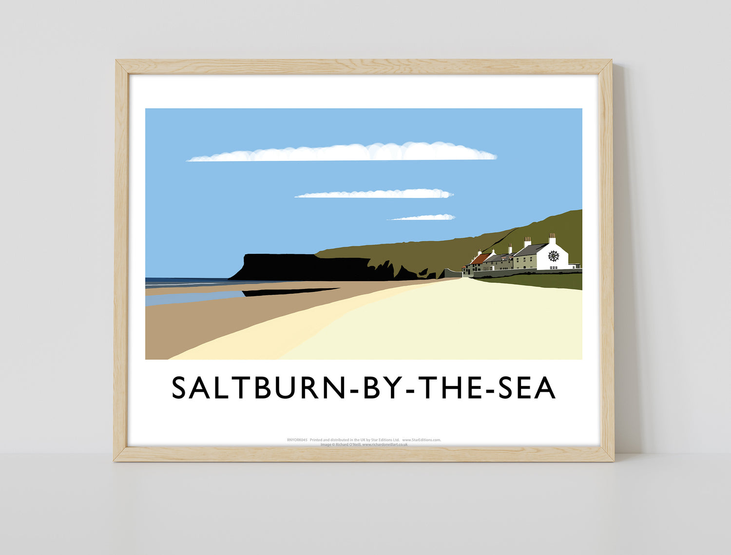 Saltburn-By-The-Sea, Yorkshire - Art Print