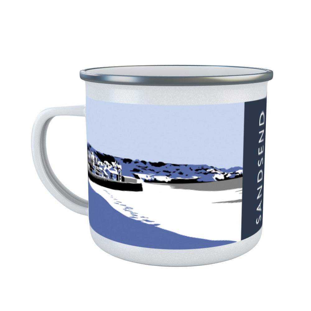 Sandsend, Yorkshire Enamel Mug