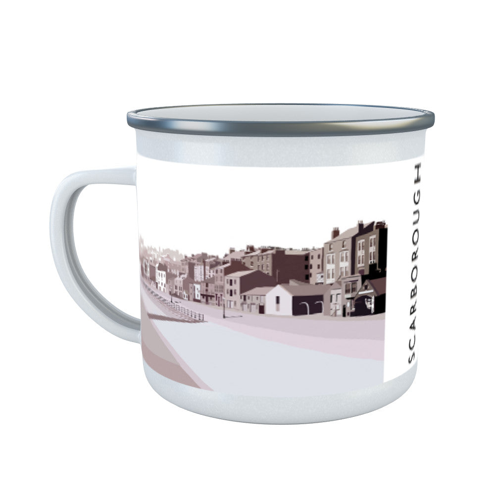 Scarborough, Yorkshire Enamel Mug