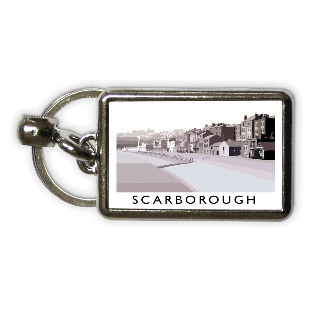 Scarborough, Yorkshire Metal Keyring