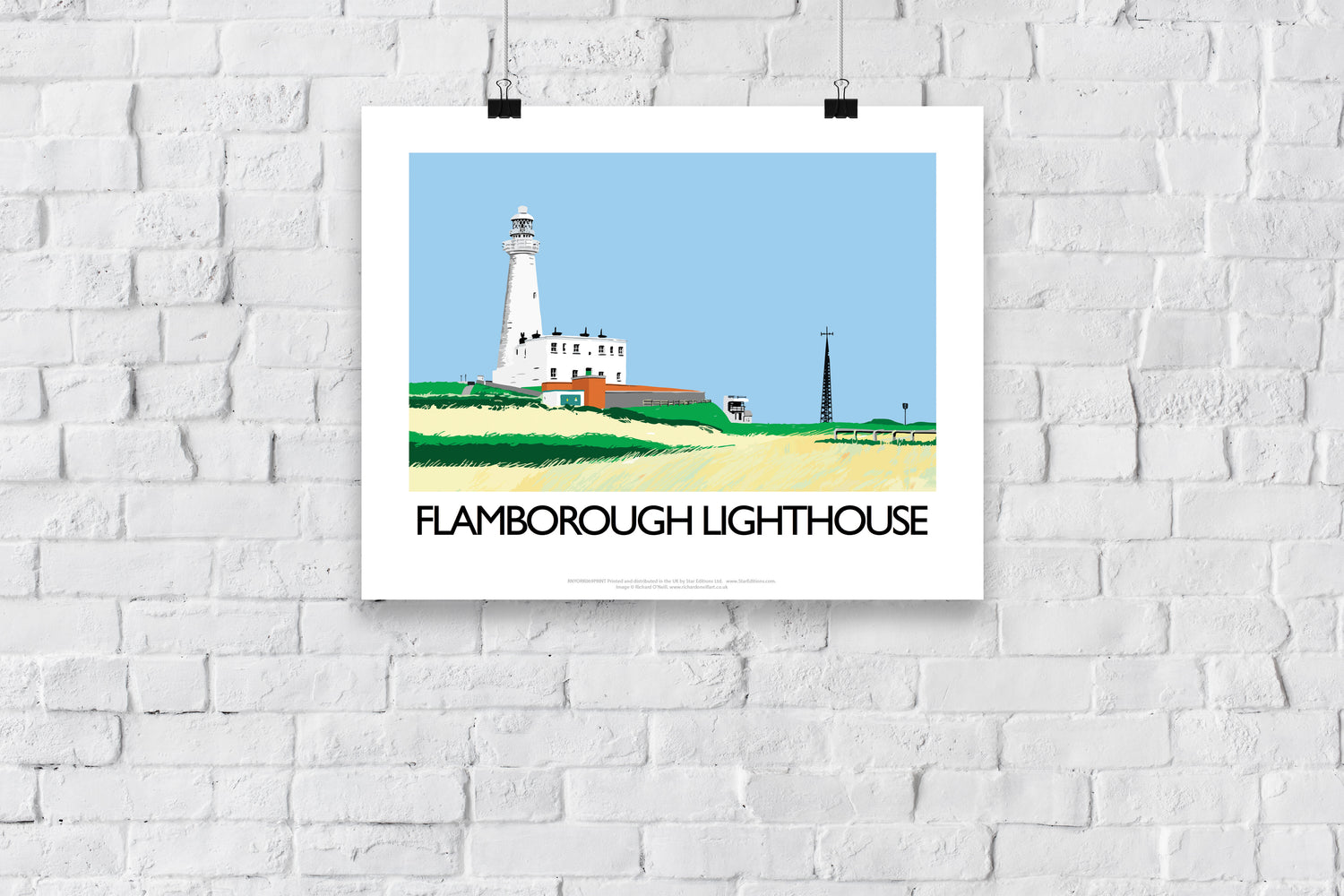 Flamborough Lighthouse, Yorkshire - Art Print