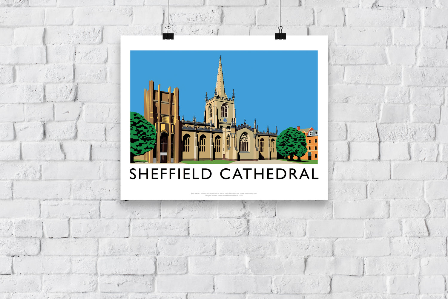 Sheffield Cathedral, Yorkshire - Art Print