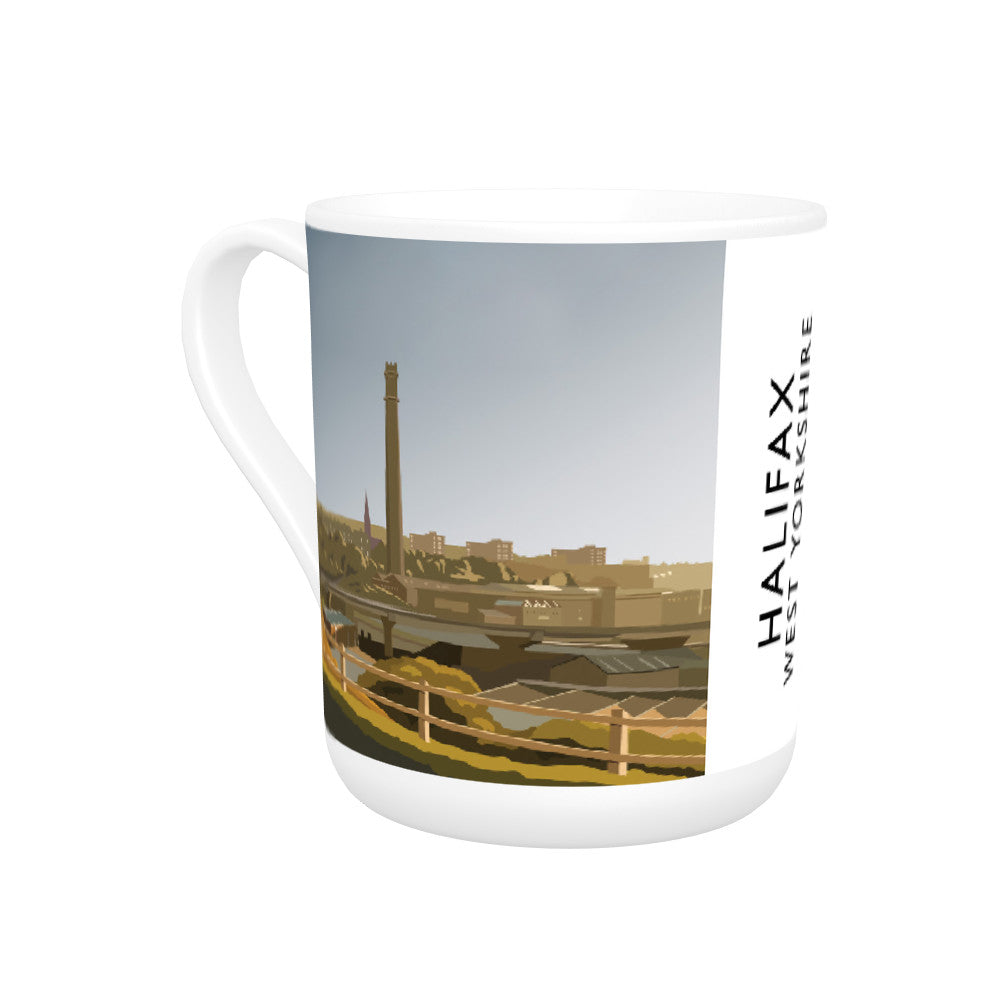 Halifax, West Yorkshire Bone China Mug