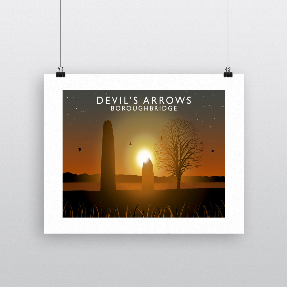 Devil's Arrows, Boroughbridge 11x14 Print