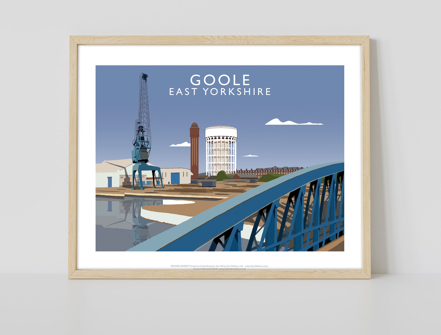 Goole, East Yorkshire - Art Print