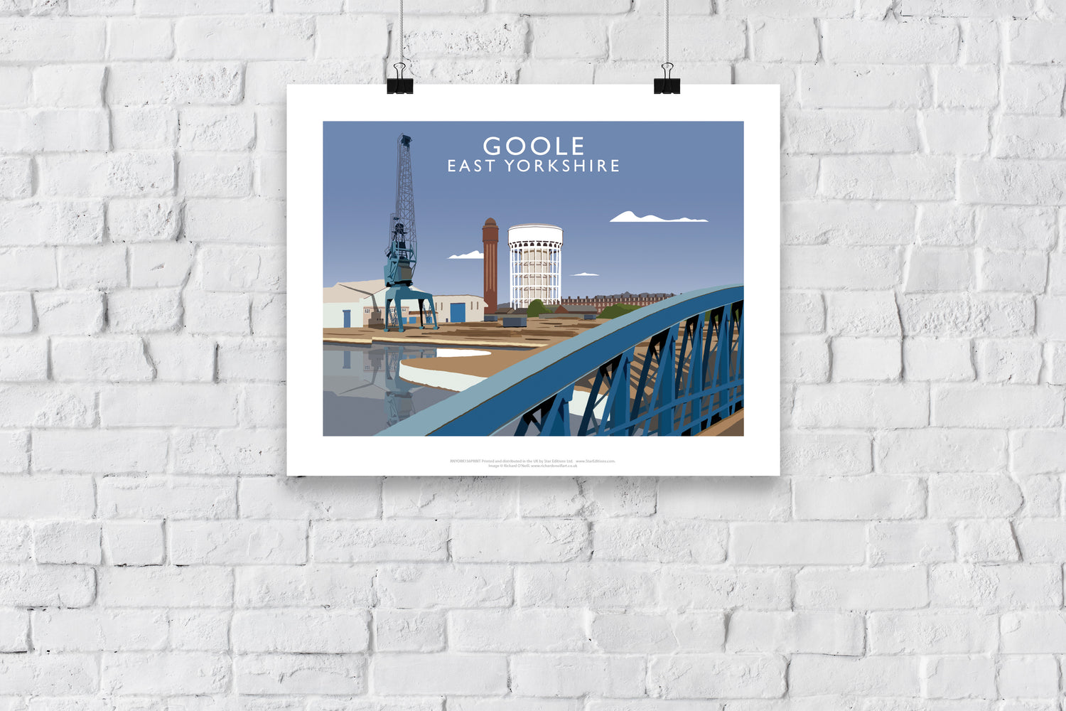 Goole, East Yorkshire - Art Print