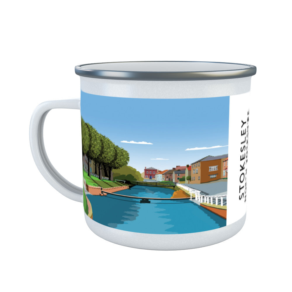 Strokesley, North Yorkshire Enamel Mug