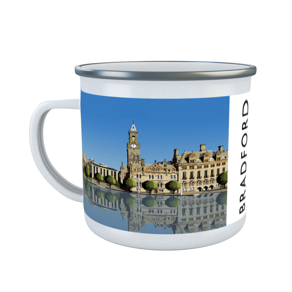 Bradford, West Yorkshire Enamel Mug