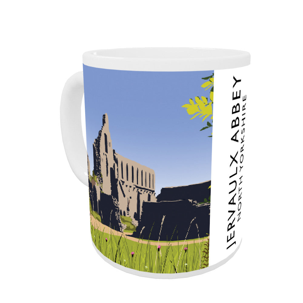 Jervaulx Abbey, North Yorkshire Coloured Insert Mug