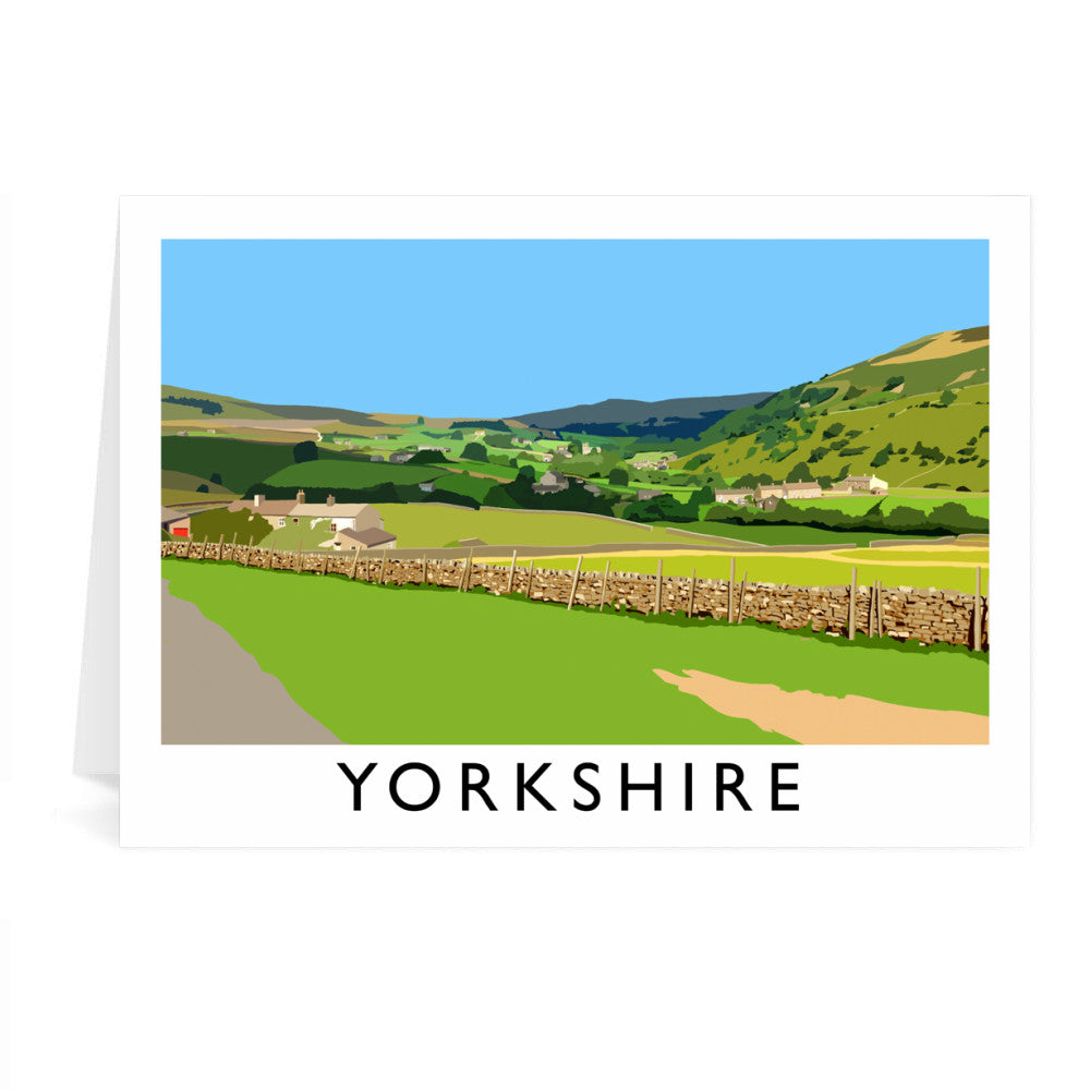 Yorkshire Greeting Card 7x5