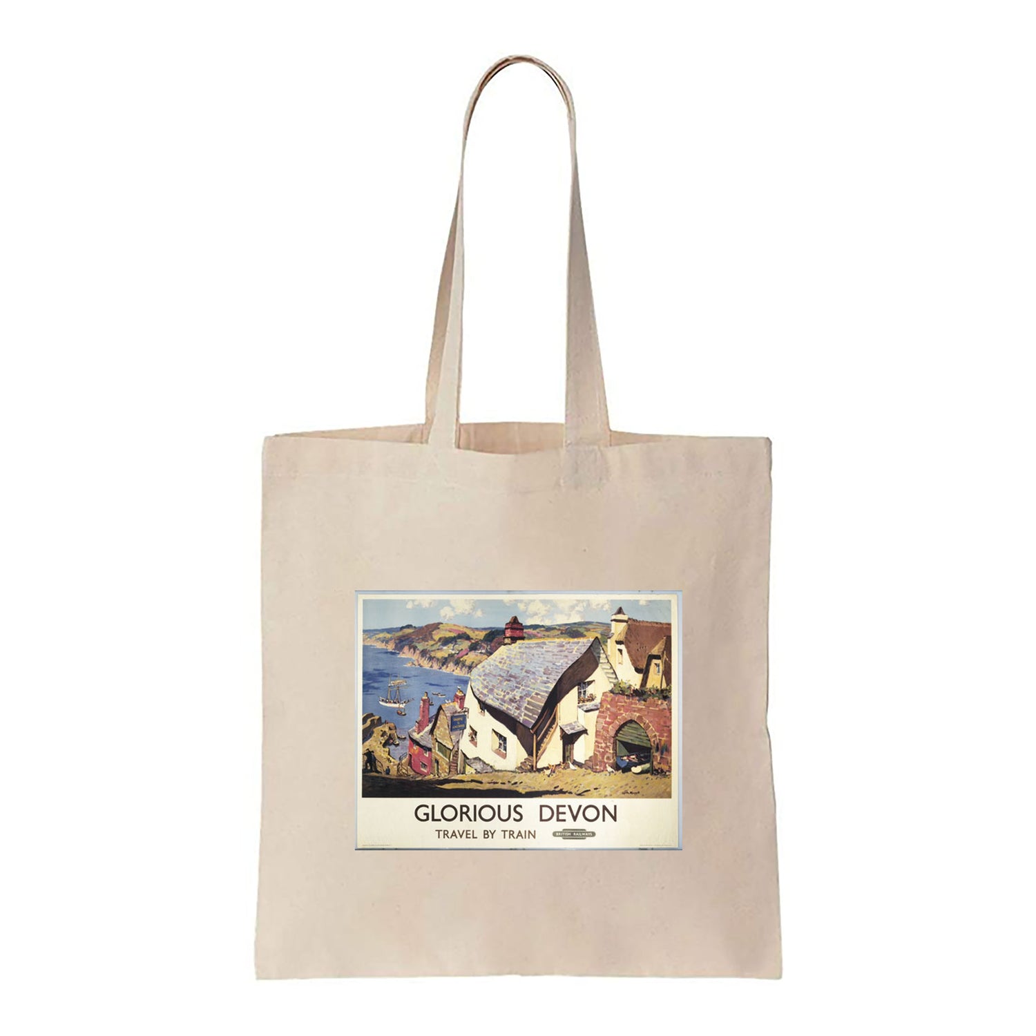 Glorious Devon - Travel By Train - Canvas Tote Bag