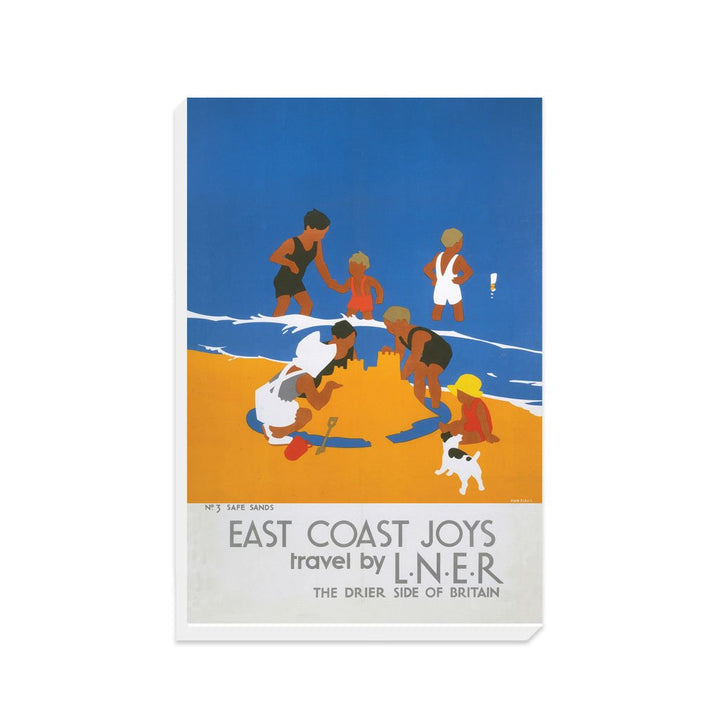 East Coast Joys No 3 Safe Sands - Canvas