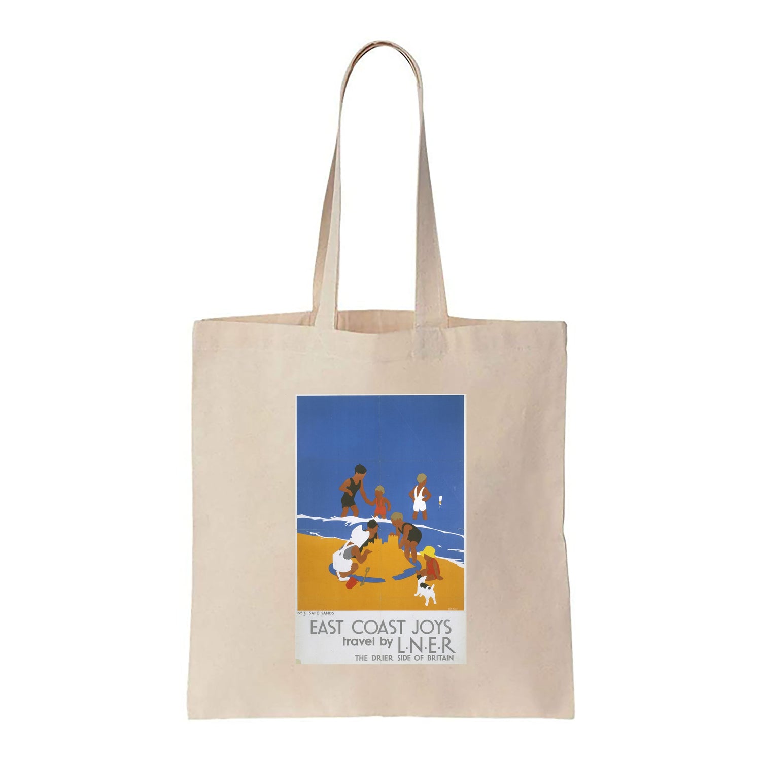 East Coast Joys No 3 Safe Sands - Canvas Tote Bag