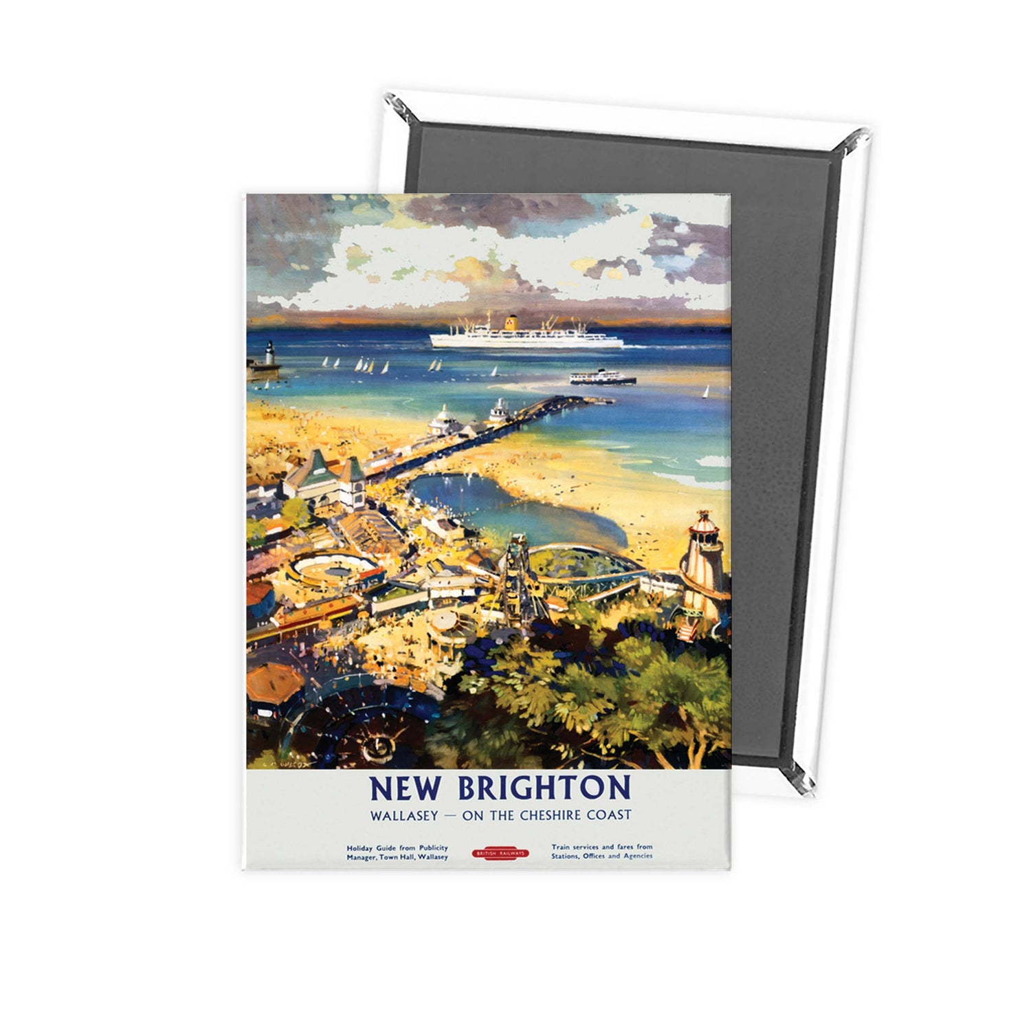 New Brighton Wallasey - on the Cheshire Coast Fridge Magnet