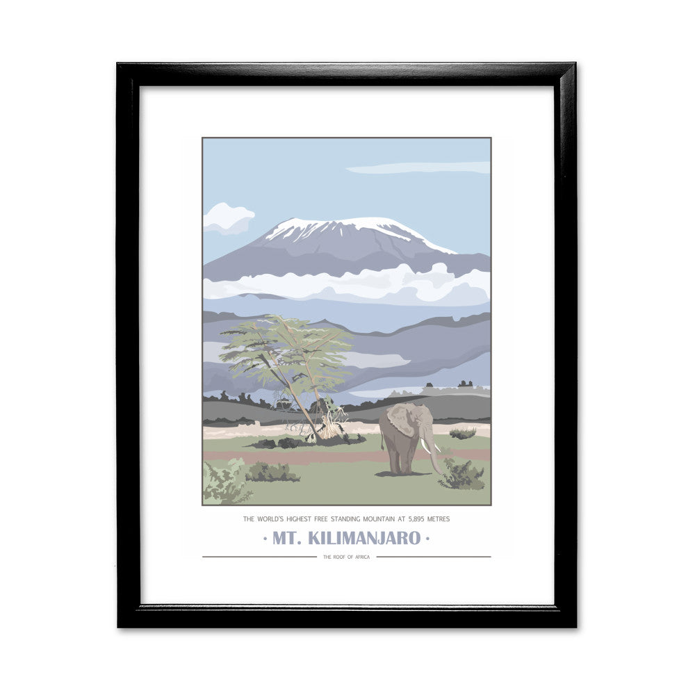 Mount Kilimanjaro, - Art Print