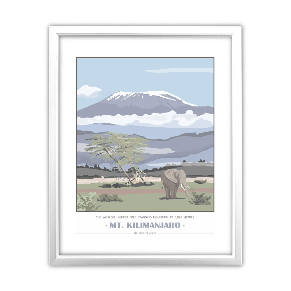 Mount Kilimanjaro, - Art Print