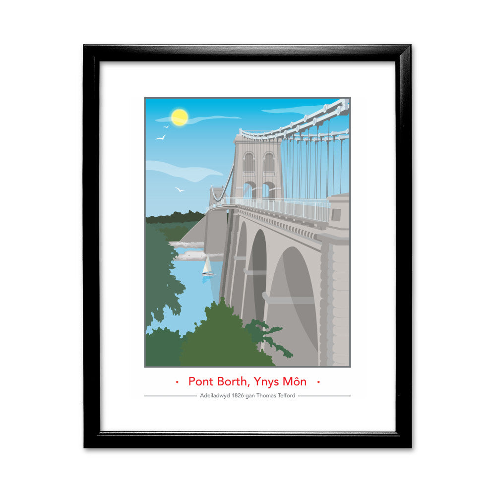 Pont Borth, Ynys Mon - Art Print