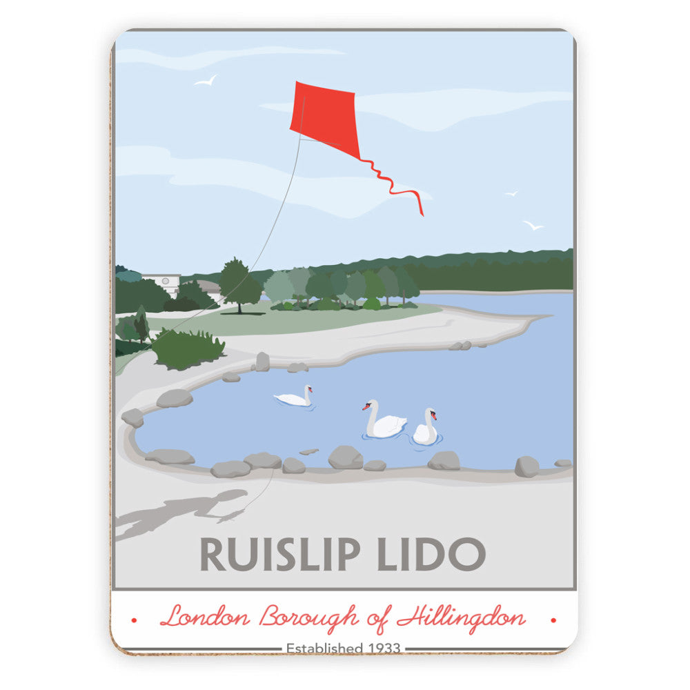 Ruislip Lido, Middlesex Placemat