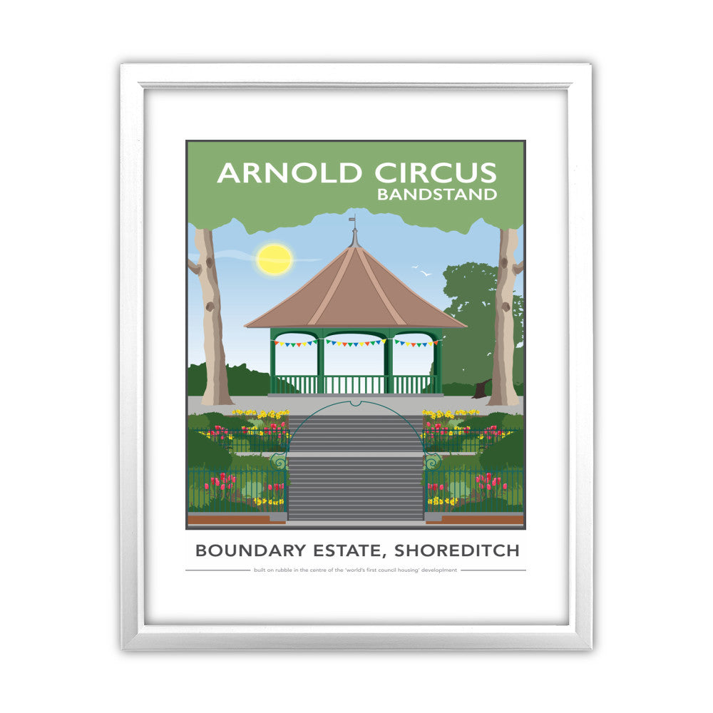 Arnold Circus Bandstand, Shoreditch, London - Art Print