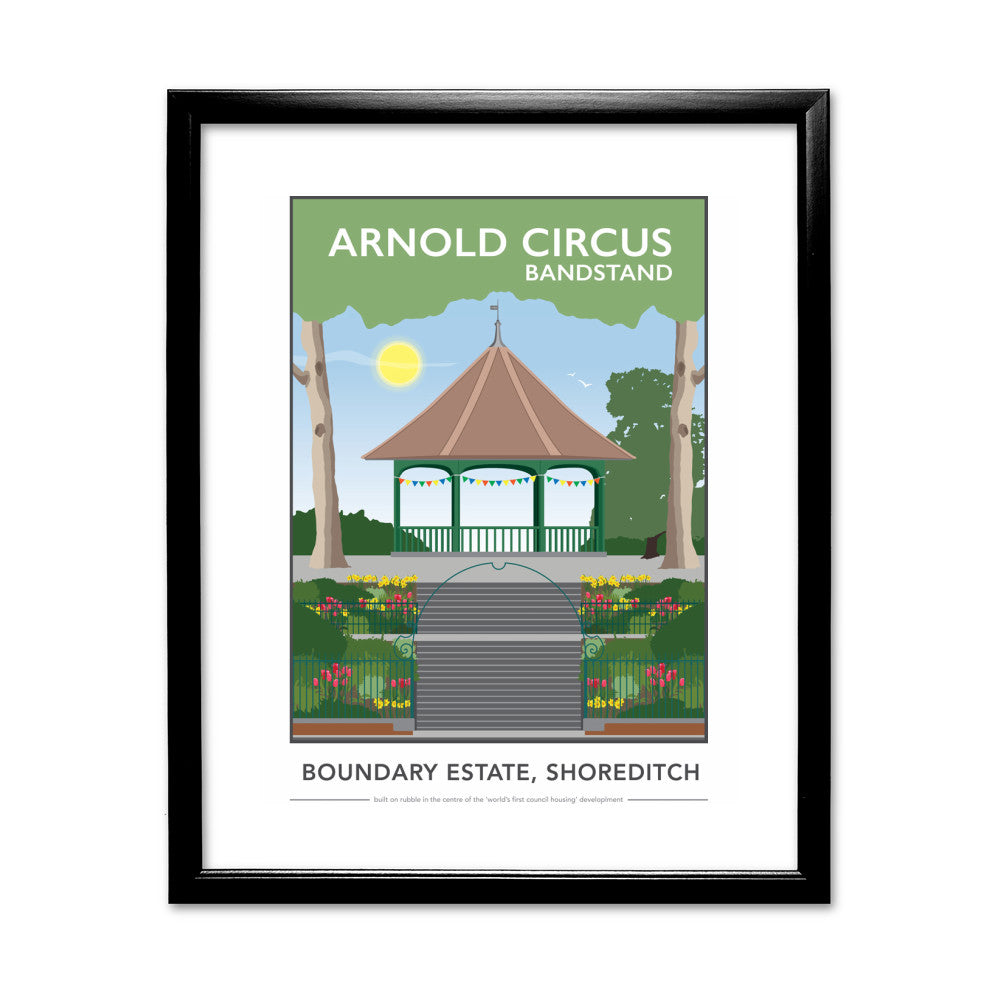 Arnold Circus Bandstand, Shoreditch, London - Art Print