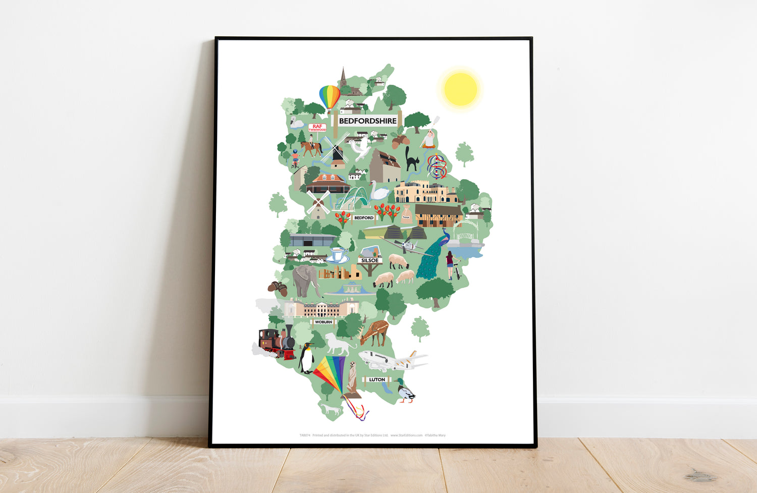 Bedfordshire - Art Print