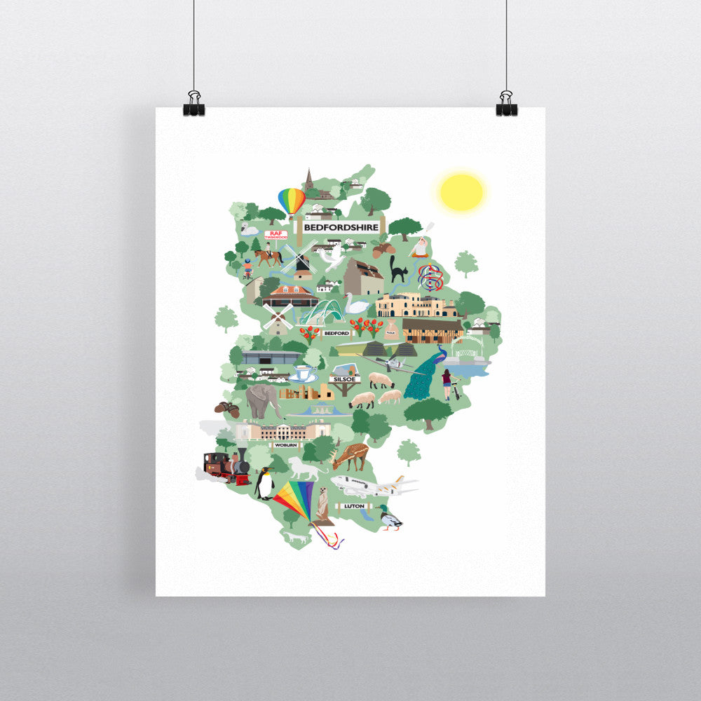 Bedfordshire - Art Print