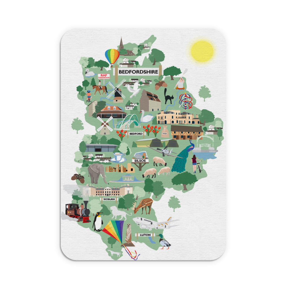 Bedfordshire Mouse mat