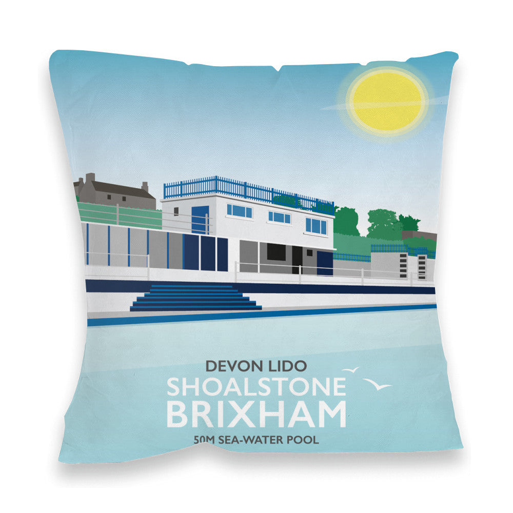 Devon Lido, Brixham Fibre Filled Cushion