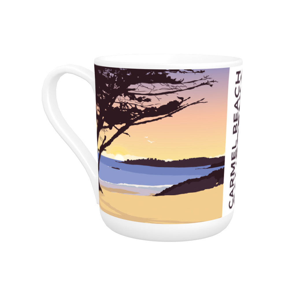 Carmel Beach, California Bone China Mug