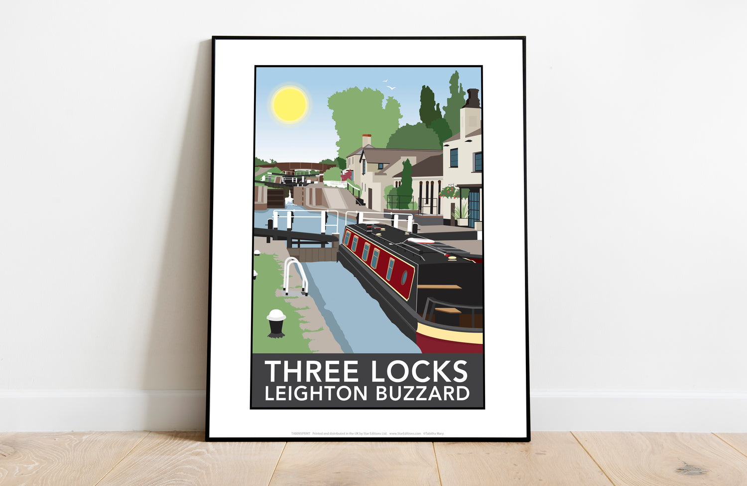 Three Locks, Leighton Buzzard - Art Print