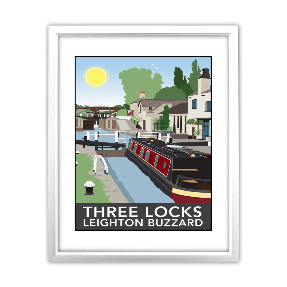 Three Locks, Leighton Buzzard - Art Print