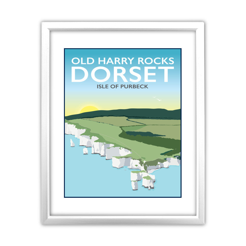 Old Harry Rocks, Dorset - Art Print