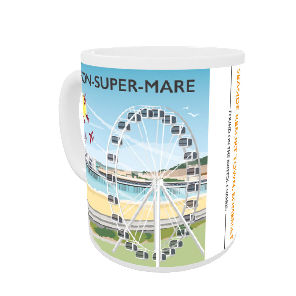 Weston Super Mare, Somerset Coloured Insert Mug