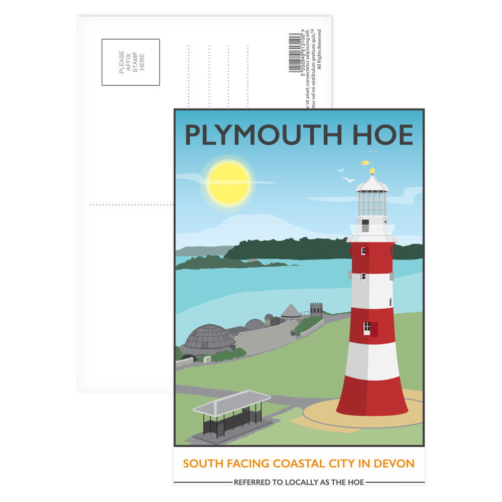 Plymouth Hoe, Devon Postcard Pack