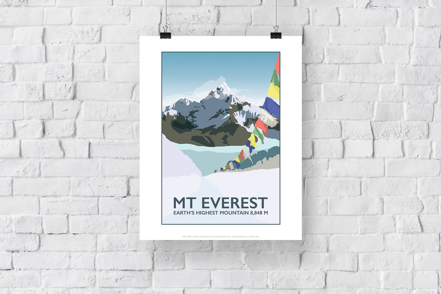 Mount Everest, - Art Print