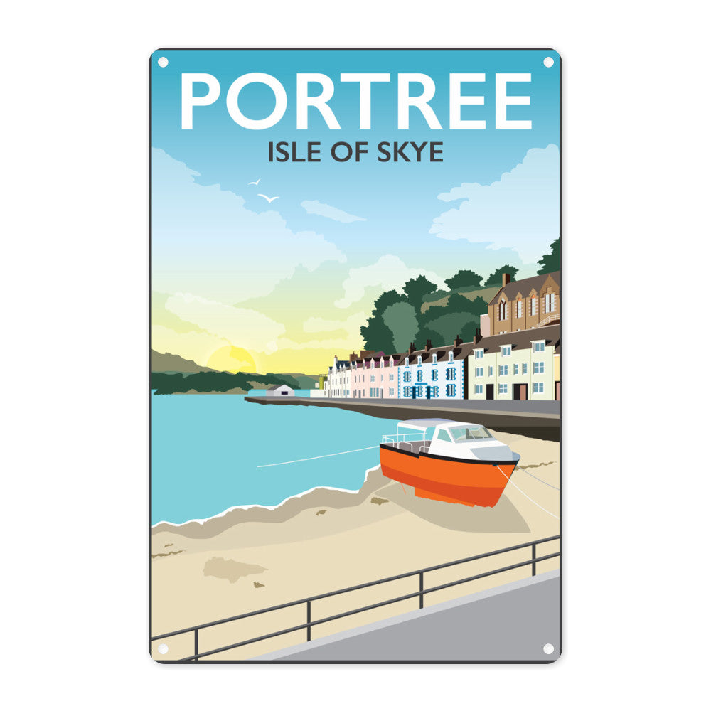 Portree, Isle Of Skye Metal Sign