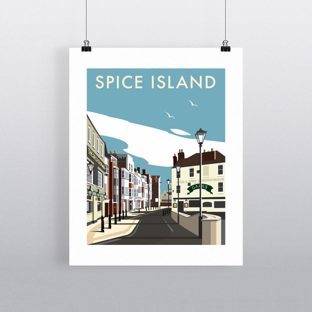 Spice Island, Portsmouth - Art Print