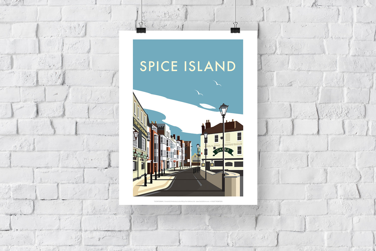 Spice Island, Portsmouth - Art Print