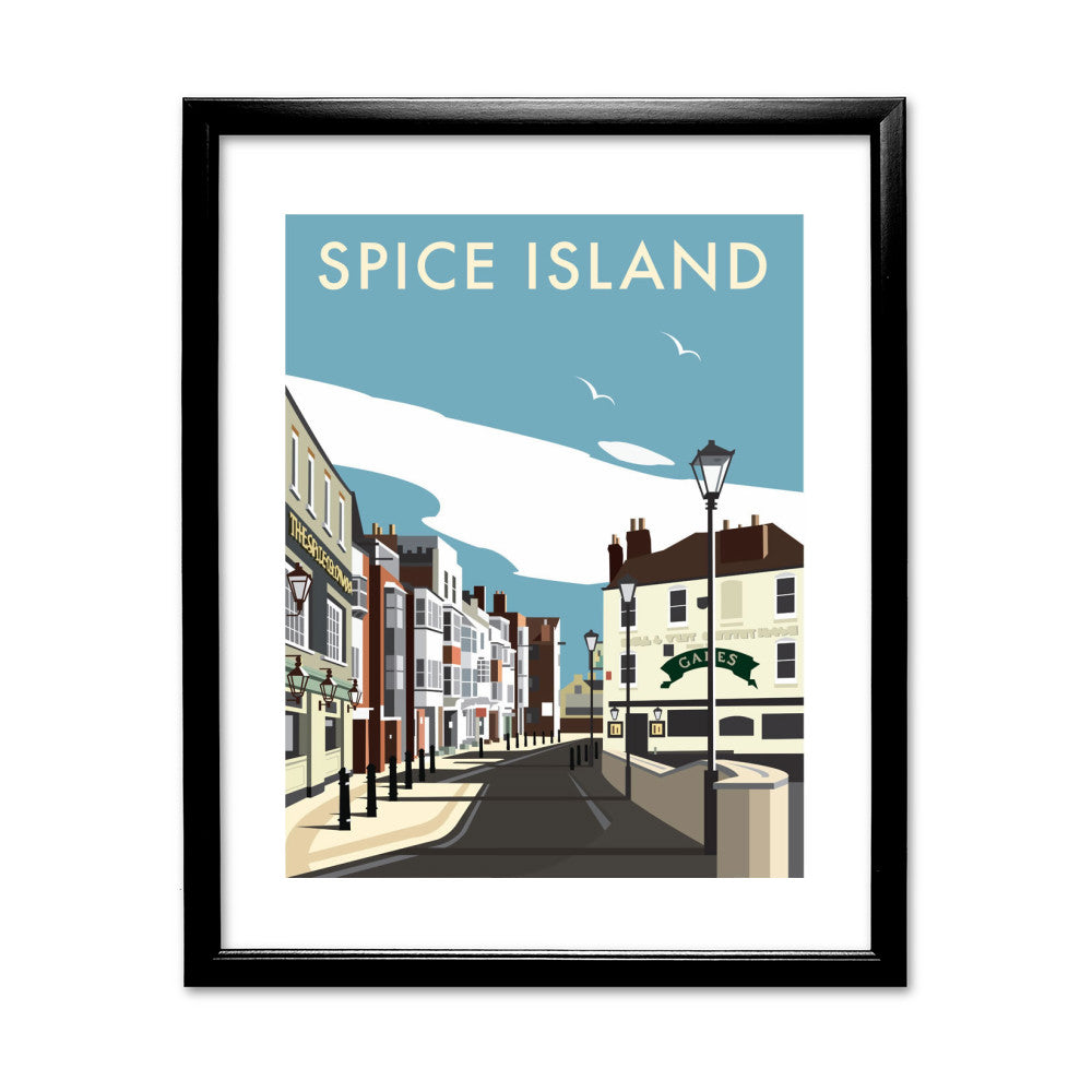 Spice Island, Portsmouth - Art Print