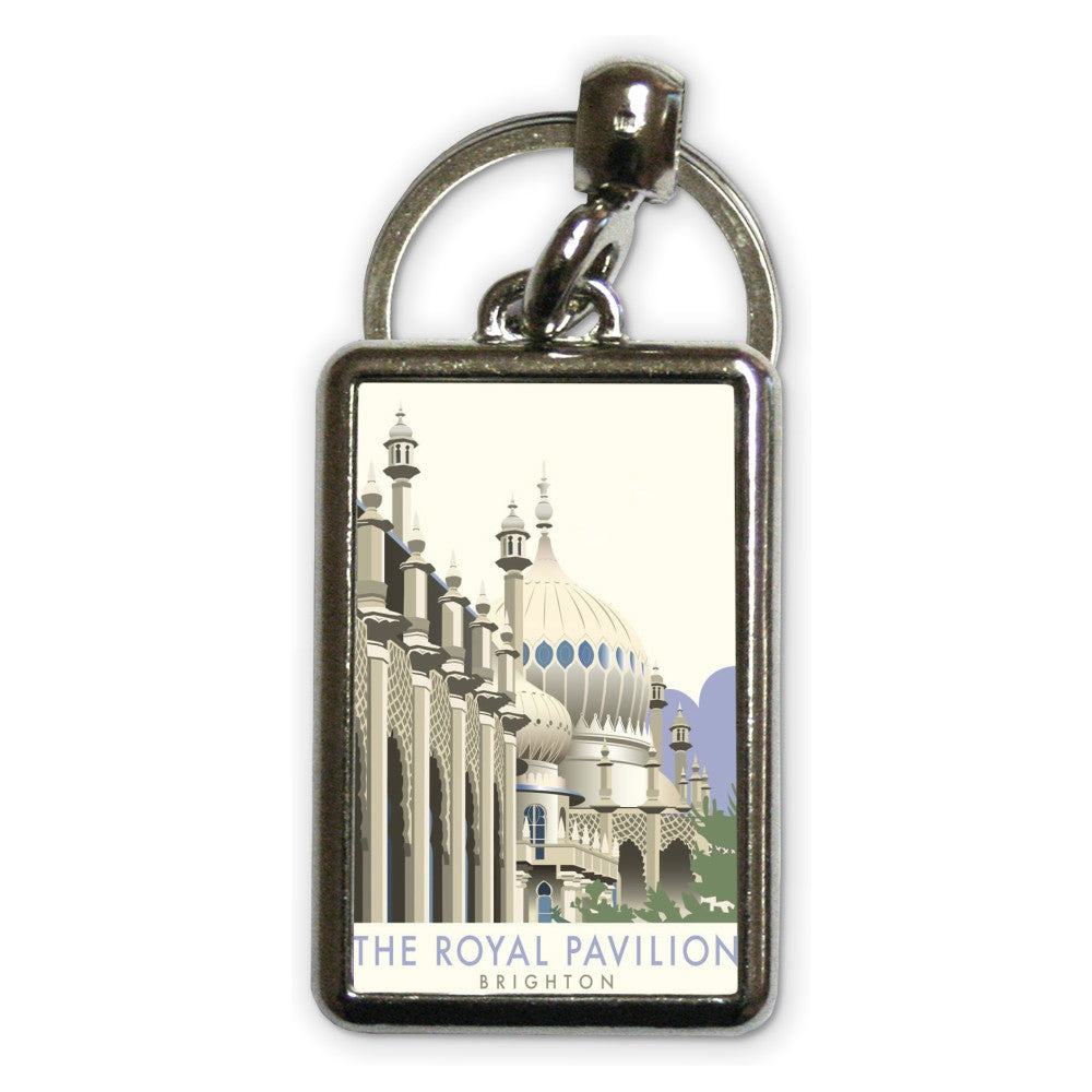 Brighton Pavilion Metal Keyring