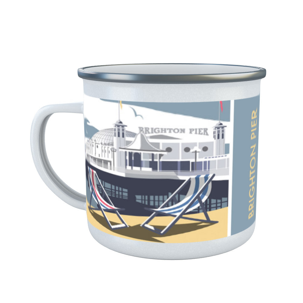 Brighton Pier Enamel Mug