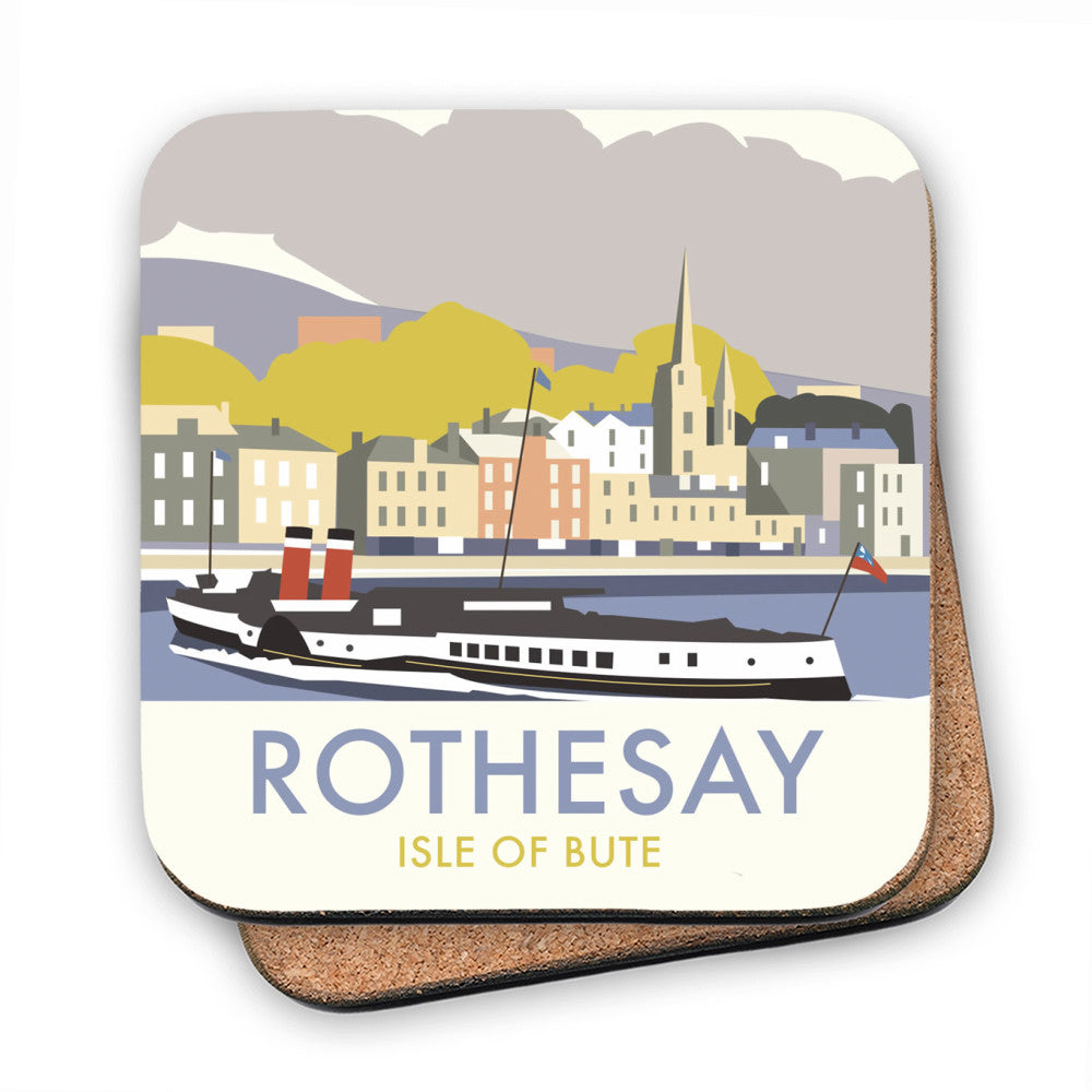 Rothesay, Isle of Bute MDF Coaster