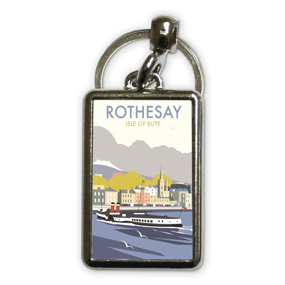 Rothesay, Isle of Bute Metal Keyring