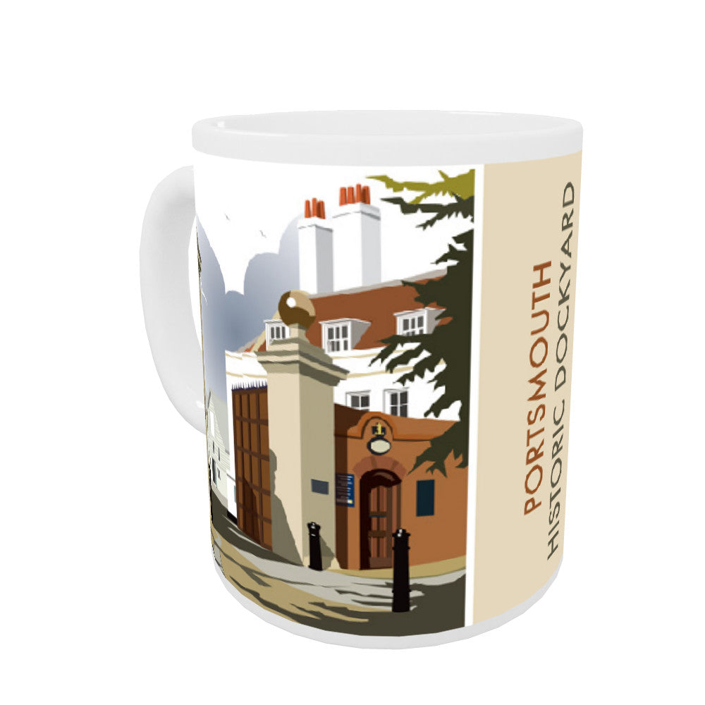 Portsmouth Historic Dockyard Coloured Insert Mug