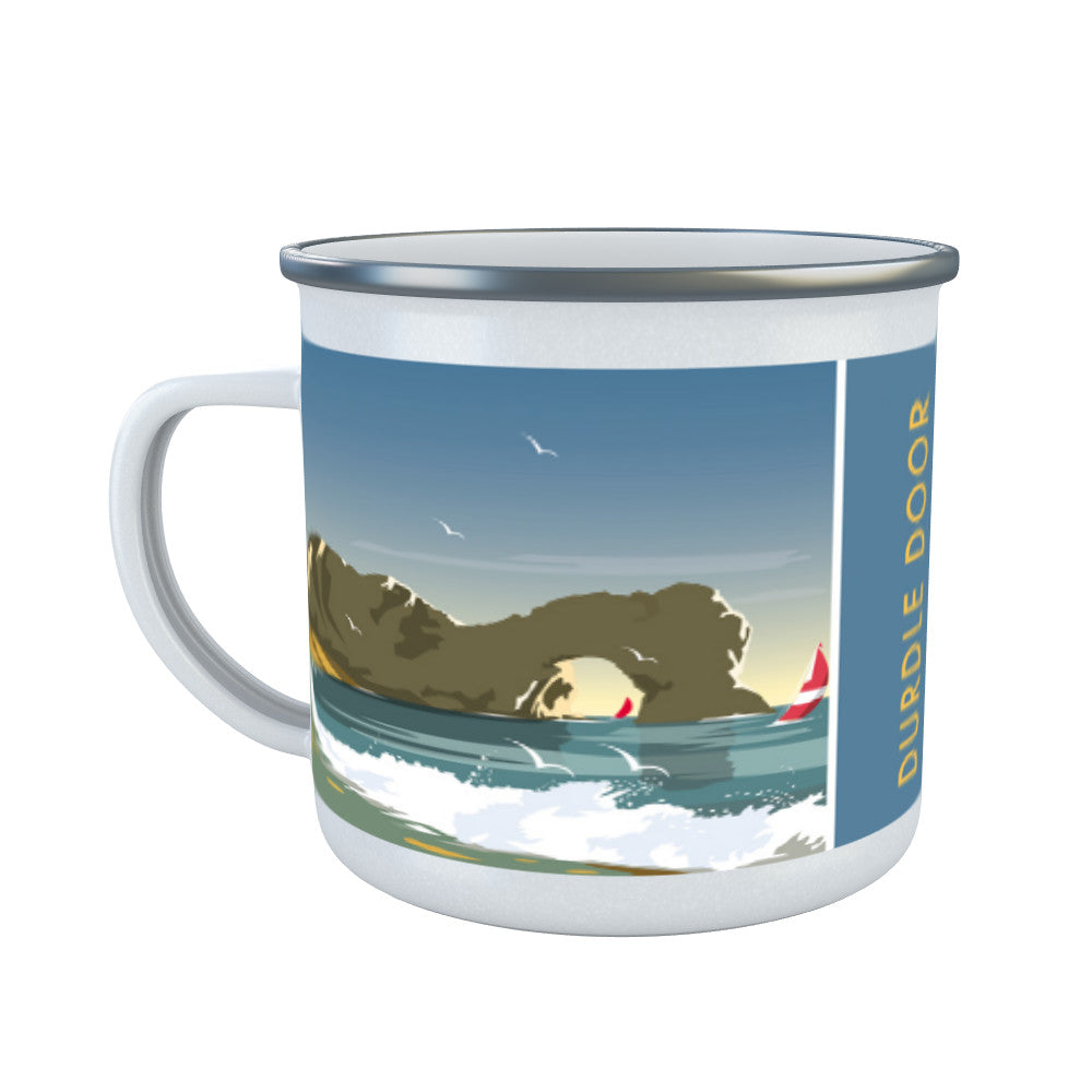 Durdle Door, Dorset Enamel Mug